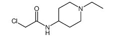Acetamide, 2-chloro-N-(1-ethyl-4-piperidinyl) Structure