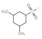 3,5-二甲基哌啶-1-磺酰氯结构式