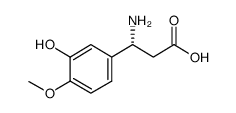 (R)-3-(3-Hydroxy-4-methoxyphenyl)-beta-alanine structure