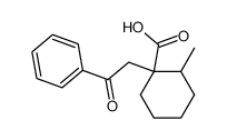 2.2-(2-Methyl-cyclohexan)-3-benzoyl-propionsaeure结构式