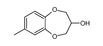 (±)-7-methyl-3,4-dihydro-2H-1,5-benzodioxepin-3-ol结构式