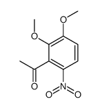 1-(2,3-Dimethoxy-6-nitrophenyl)ethanone结构式