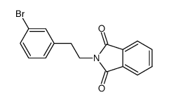 2-(3-bromophenethyl)isoindoline-1,3-dione Structure