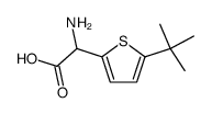 amino-(5-tert-butyl-[2]thienyl)-acetic acid Structure