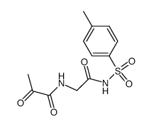 N-Pyruvoyl-glycyl-tosylimid结构式