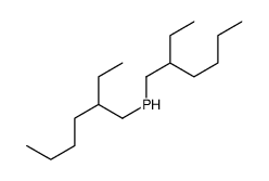 bis(2-ethylhexyl)phosphane Structure