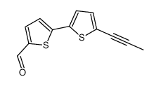 5-(5-prop-1-ynylthiophen-2-yl)thiophene-2-carbaldehyde Structure