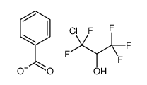1-Chloro-1,1,3,3,3-pentafluoro-2-propanol benzoate结构式