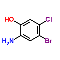 2-Amino-4-bromo-5-chlorophenol Structure