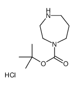 [1,4]二氮杂烷-1-羧酸叔丁酯盐酸盐结构式
