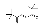 2,2,7,7-tetramethyloct-4-ene-3,6-dione Structure