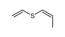 1-ethenylsulfanylprop-1-ene Structure