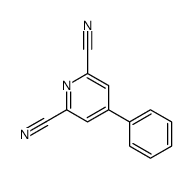 4-phenylpyridine-2,6-dicarbonitrile Structure