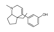 4a-ethyl-2,4a,5,6,7,7a-hexahydro-4-(3-hydroxyphenyl)-1-methyl-1H-1-pyrindine Structure