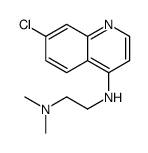 N-(7-chloroquinolin-4-yl)-N',N'-dimethylethane-1,2-diamine Structure