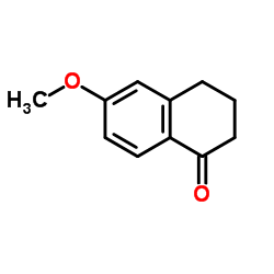 6-甲氧基-1-萘满酮结构式