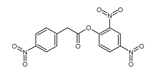 2,4-dinitrophenyl 4-nitrophenylacetate结构式