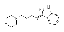 N-(3-morpholin-4-ylpropyl)-1H-indazol-3-amine结构式