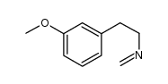 2-(3-methoxyphenyl)-N-methyleneethanamine结构式