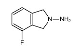 4-fluoro-1,3-dihydroisoindol-2-amine结构式