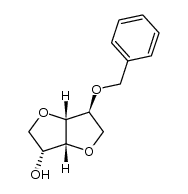 (1R,4S,5R,8R)-4-benzyloxy-2,6-dioxabicyclo[3.3.0]octanol结构式