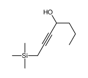 1-trimethylsilylhept-2-yn-4-ol Structure
