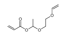 1-(2-ethenoxyethoxy)ethyl prop-2-enoate Structure