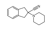 2-(哌啶-1-基)-2,3-二氢-1H-茚-2-甲腈结构式