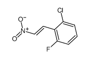 2-氯-6-氟-β-硝基苯乙烯结构式
