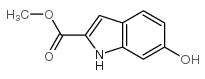 6-羟基-1H-吲哚-2-甲酸甲酯结构式