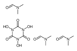 N,N,N-三羟基异氰基尿酸二甲基甲酰胺络合物结构式