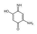 2-amino-5-hydroxy-[1,4]benzoquinone-4-imine结构式
