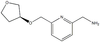 (S)-(6-((tetrahydrofuran-3-yloxy)methyl)pyridin-2-yl)methanamine Structure