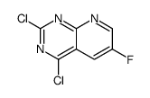 2,4-二氯-6-氟吡啶并[2,3-d]嘧啶结构式