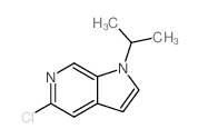 5-氯-1-异丙基-1H-吡咯并[2,3-c]吡啶结构式