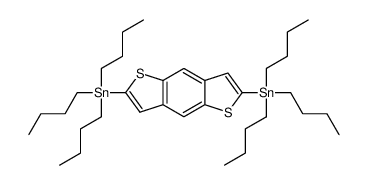 2,6-bis(tri-n-butylstannyl)-benzo[1,2-b:4,5-b']dithiophene Structure