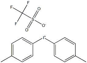 Di(p-tolyl)iodonium triflate structure