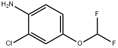 2-Chloro-4-(difluoromethoxy)aniline Structure