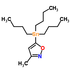 3-Methyl-5-(tributylstannyl)-1,2-oxazole Structure