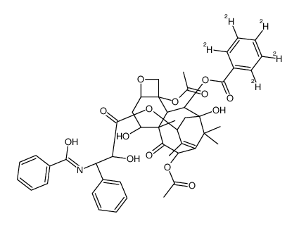 紫杉醇-[D5]结构式