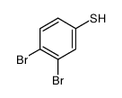 3,4-dibromobenzenethiol结构式