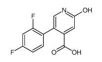 5-(2,4-difluorophenyl)-2-oxo-1H-pyridine-4-carboxylic acid Structure