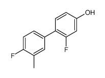 3-fluoro-4-(4-fluoro-3-methylphenyl)phenol结构式
