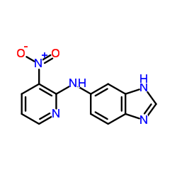 N-(3-Nitro-2-pyridinyl)-1H-benzimidazol-5-amine Structure