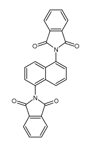 N,N'-naphthalene-1,5-diyl-bis-phthalimide结构式