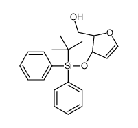 ((2R,3S)-3-(Tert-Butyldiphenylsilyloxy)-2,3-Dihydrofuran-2-Yl)Methanol Structure