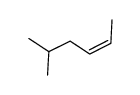 cis-5-methyl-2-hexene Structure