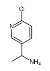1-(6-氯-吡啶-3-基)-乙胺结构式