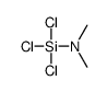 Silanamine, 1,1,1-trichloro-N,N-dimethyl- Structure