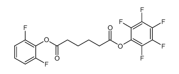2,6-difluorophenyl pentafluorophenyl adipate Structure